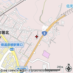 滋賀県彦根市古沢町387-1周辺の地図