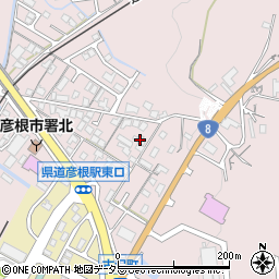 滋賀県彦根市古沢町465周辺の地図