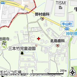 愛知県春日井市牛山町1837周辺の地図