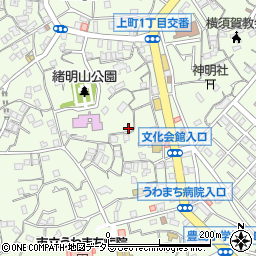神奈川県横須賀市上町1丁目48-3周辺の地図