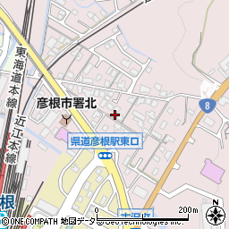 滋賀県彦根市古沢町545周辺の地図