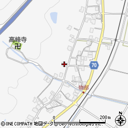 兵庫県朝来市物部618周辺の地図