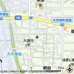 愛知県岩倉市大市場町郷廻周辺の地図