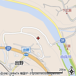 京都府船井郡京丹波町出野下ノ成周辺の地図