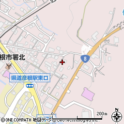 滋賀県彦根市古沢町463周辺の地図