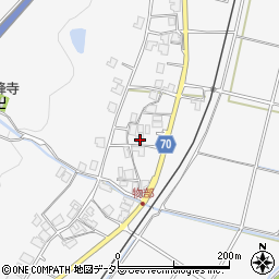 兵庫県朝来市物部546周辺の地図