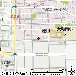 愛知県一宮市大和町戸塚連田43-8周辺の地図