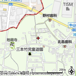 愛知県春日井市牛山町1834周辺の地図