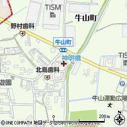 愛知県春日井市牛山町1846周辺の地図