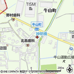 愛知県春日井市牛山町1846周辺の地図