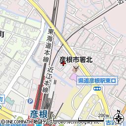 滋賀県彦根市古沢町512-1周辺の地図