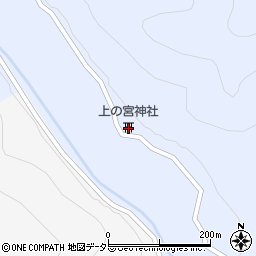 京都府京都市左京区久多上の町977周辺の地図