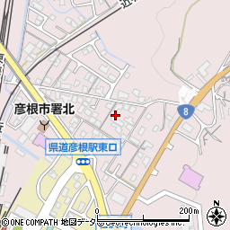 滋賀県彦根市古沢町567周辺の地図