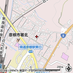 滋賀県彦根市古沢町552周辺の地図