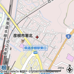 滋賀県彦根市古沢町544周辺の地図