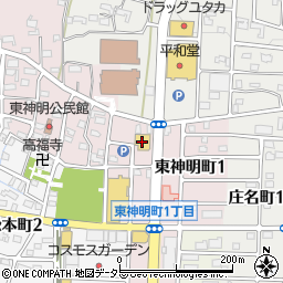 中部薬品高蔵寺店周辺の地図