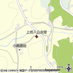 上岩入公会堂周辺の地図
