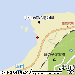 田儀港海岸公園周辺の地図