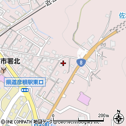 滋賀県彦根市古沢町462-2周辺の地図