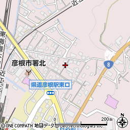 滋賀県彦根市古沢町565周辺の地図