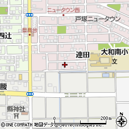 愛知県一宮市大和町戸塚連田43-14周辺の地図
