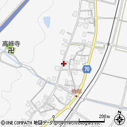 兵庫県朝来市物部568周辺の地図