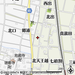 愛知県一宮市大和町氏永西出38周辺の地図