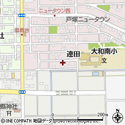 愛知県一宮市大和町戸塚連田43-17周辺の地図