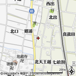 愛知県一宮市大和町氏永西出37周辺の地図