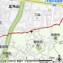 愛知県春日井市牛山町1411周辺の地図