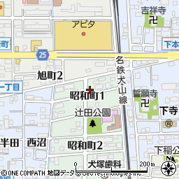〒482-0011 愛知県岩倉市昭和町の地図
