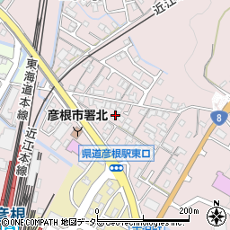 滋賀県彦根市古沢町540周辺の地図