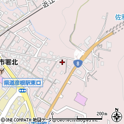 滋賀県彦根市古沢町462周辺の地図