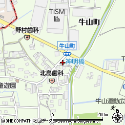 愛知県春日井市牛山町1846-9周辺の地図