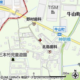 愛知県春日井市牛山町1775周辺の地図