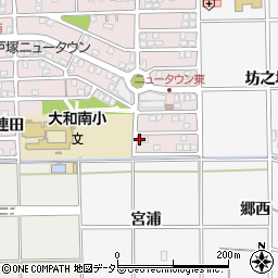 愛知県一宮市大和町戸塚連田58-12周辺の地図