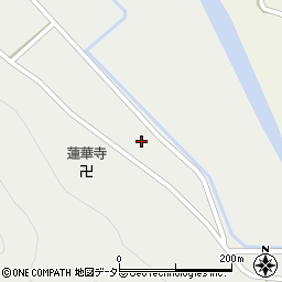 京都府南丹市美山町長谷湯ケ谷3周辺の地図
