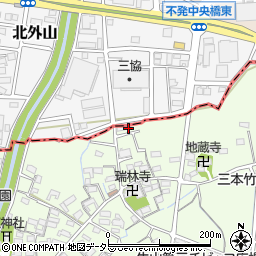 愛知県春日井市牛山町1413-6周辺の地図