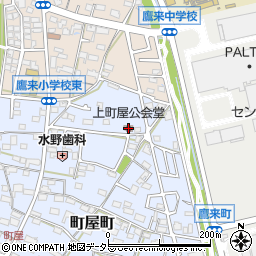 上町屋公会堂周辺の地図