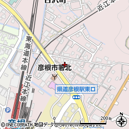 滋賀県彦根市古沢町534-1周辺の地図