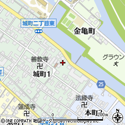 〒522-0068 滋賀県彦根市城町の地図