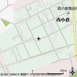 〒503-1268 岐阜県養老郡養老町西小倉の地図