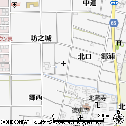 愛知県一宮市大和町於保坊之城周辺の地図