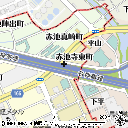 愛知県稲沢市赤池町亥馬場周辺の地図