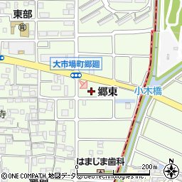 愛知県岩倉市大市場町郷東周辺の地図