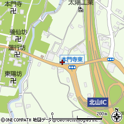 ＥＮＥＯＳ北山インターＳＳ周辺の地図