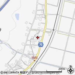 兵庫県朝来市物部551周辺の地図