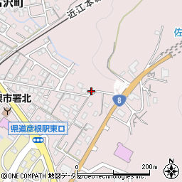 滋賀県彦根市古沢町574周辺の地図