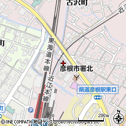 滋賀県彦根市古沢町512-14周辺の地図