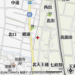 愛知県一宮市大和町氏永西出34周辺の地図